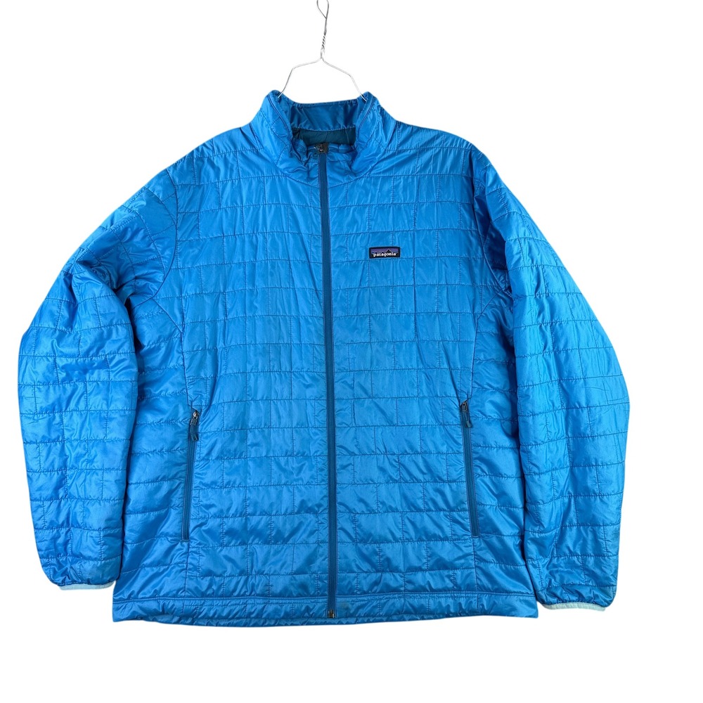 Patagonia Nano Puff Jacket Mens‎ XXL Blue 84211 Insulated Quilted Puffer Coat